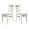 International Concepts Set of 2 Charlotte X-Back Chairs, Unfinished C-31P - alternate 6
